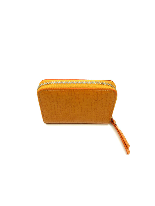 A Class Orange Leather Small Wallet - 262 091 89