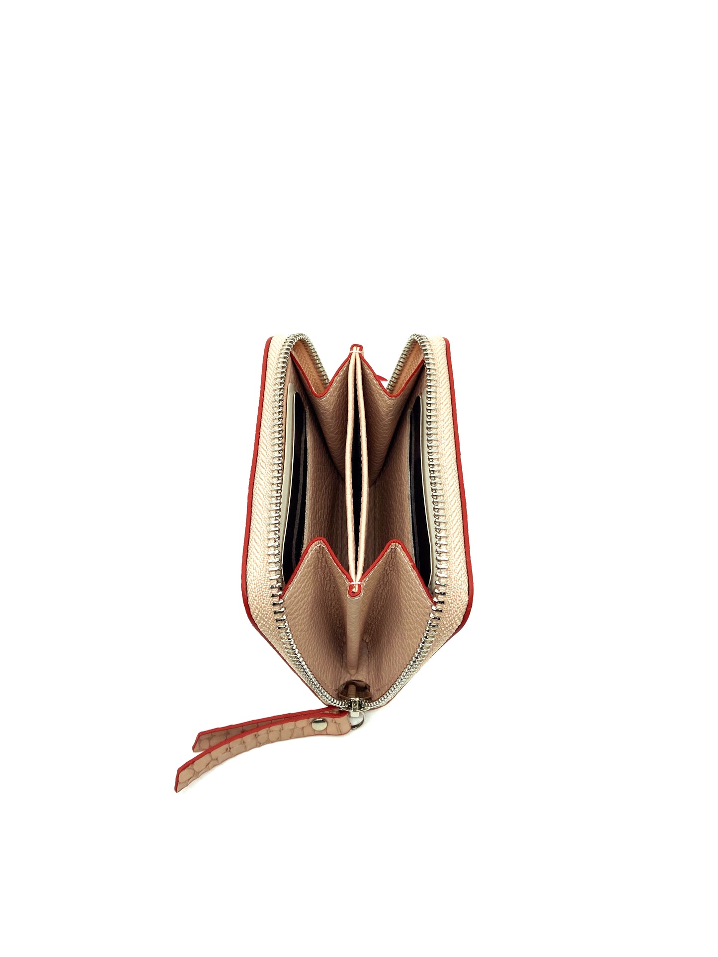 A Class Beige Leather Small Wallet - 262 091 67