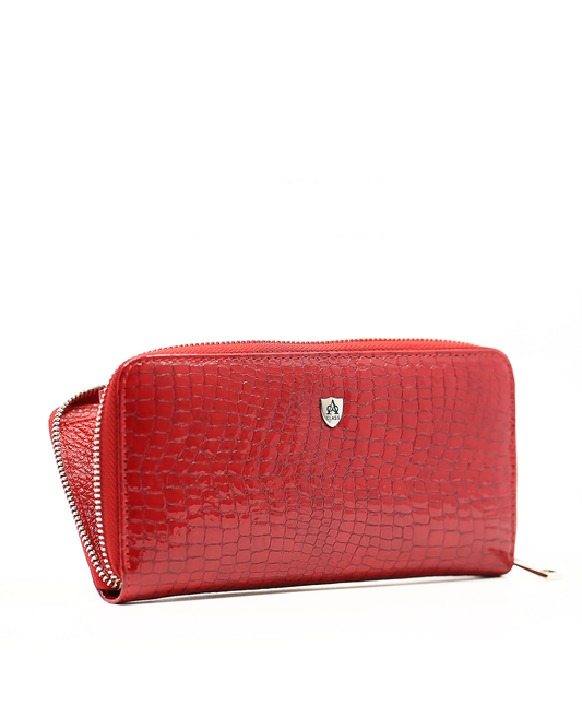 A Class Red Leather Wallet - 197 091 10