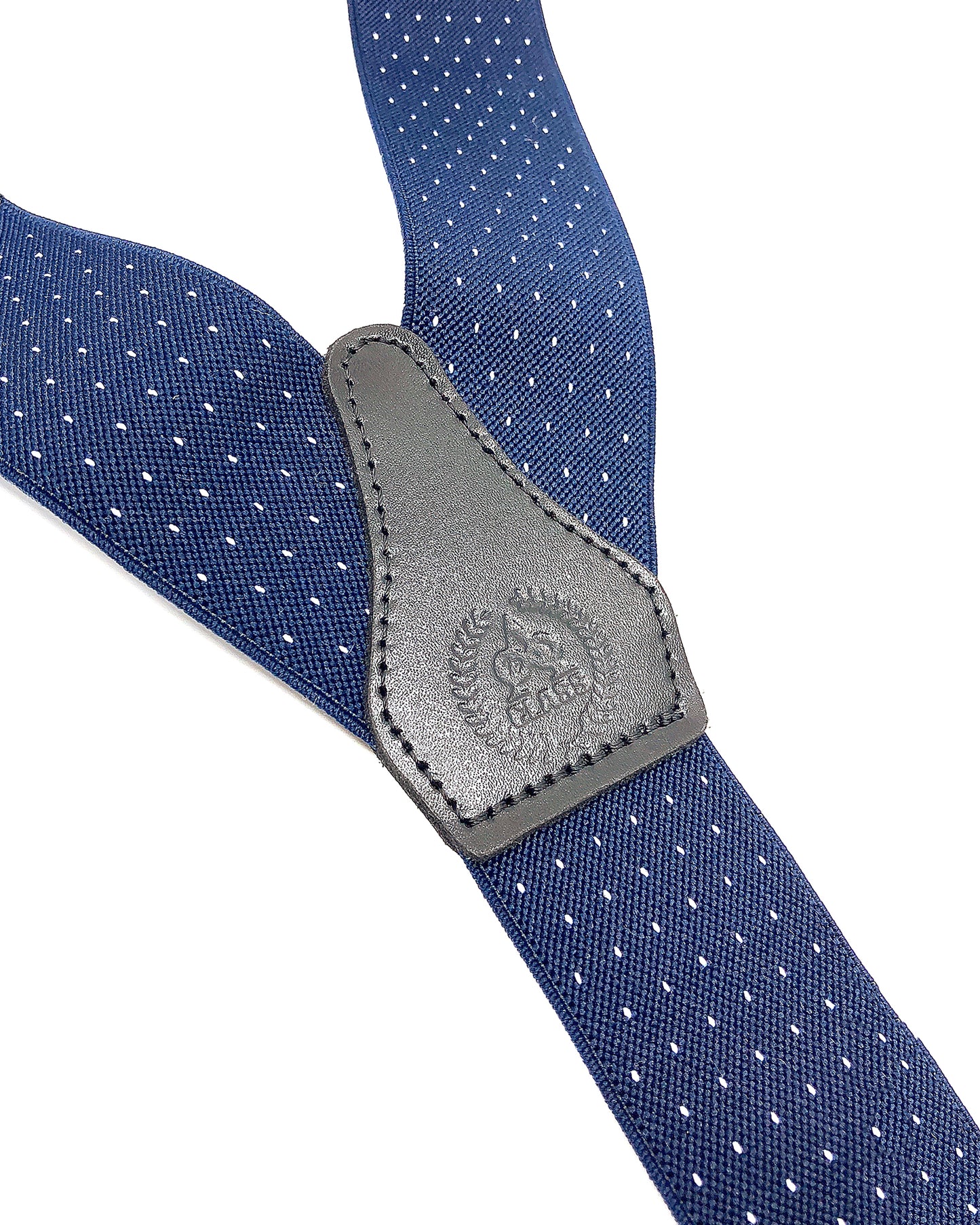 A Class Blue Patterned Suspenders - 122 SSP 01