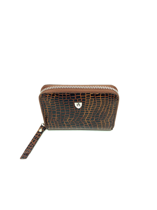 A Class L. Brown Leather Small Wallet - 262 091 04