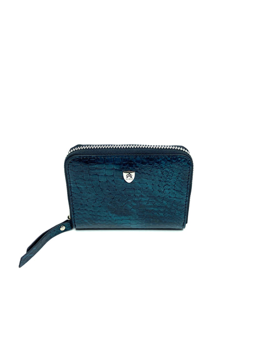 A Class Green Leather Small Wallet - 262 091 09