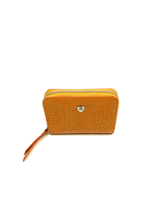 A Class Orange Leather Small Wallet - 262 091 89