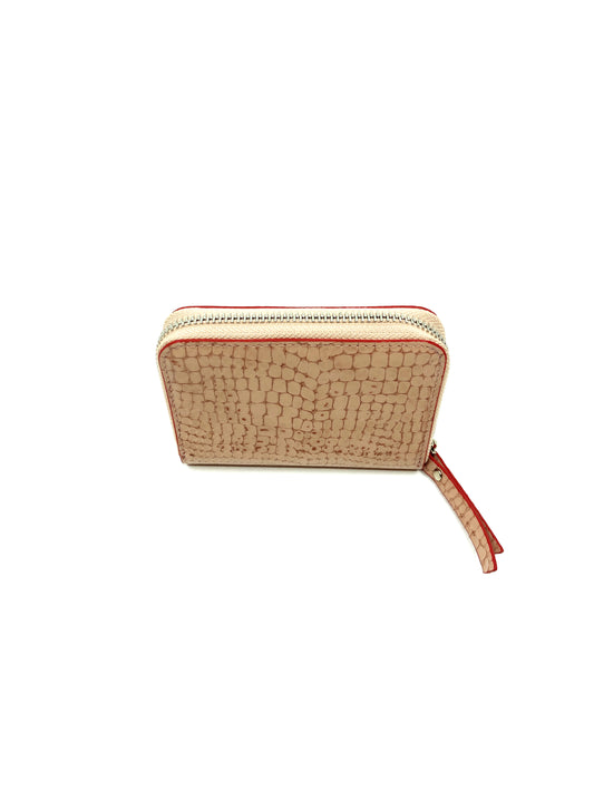 A Class Beige Leather Small Wallet - 262 091 67