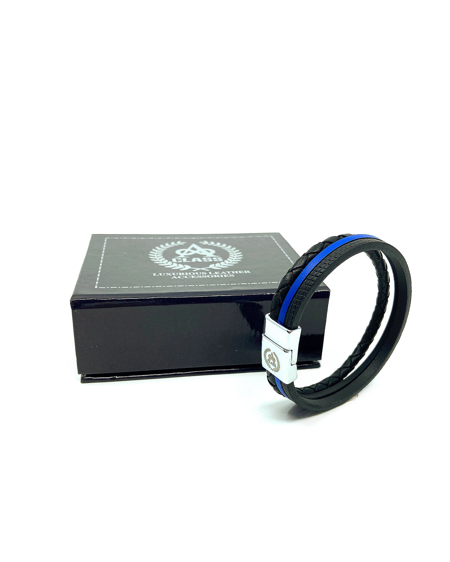 A Class Leather Blue-Black Bracelet - 123 000 01