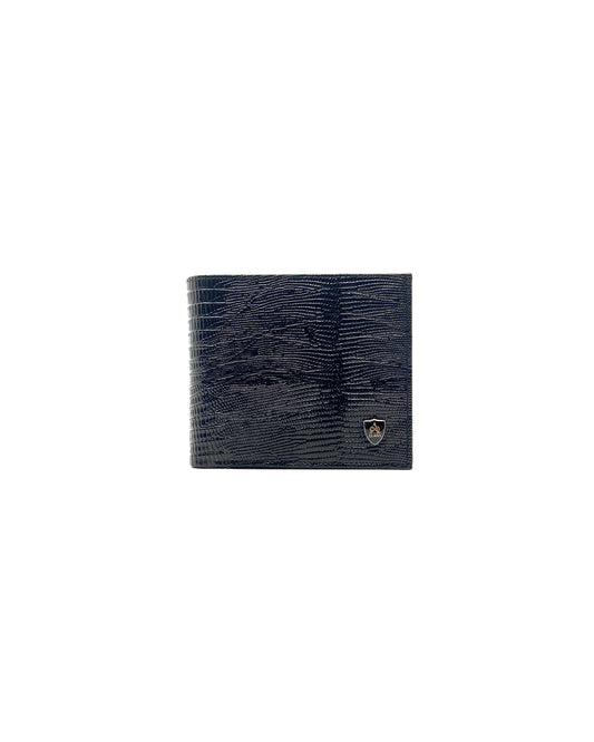 A Class Leather Lizard Black Man Wallet - 126 041 A31