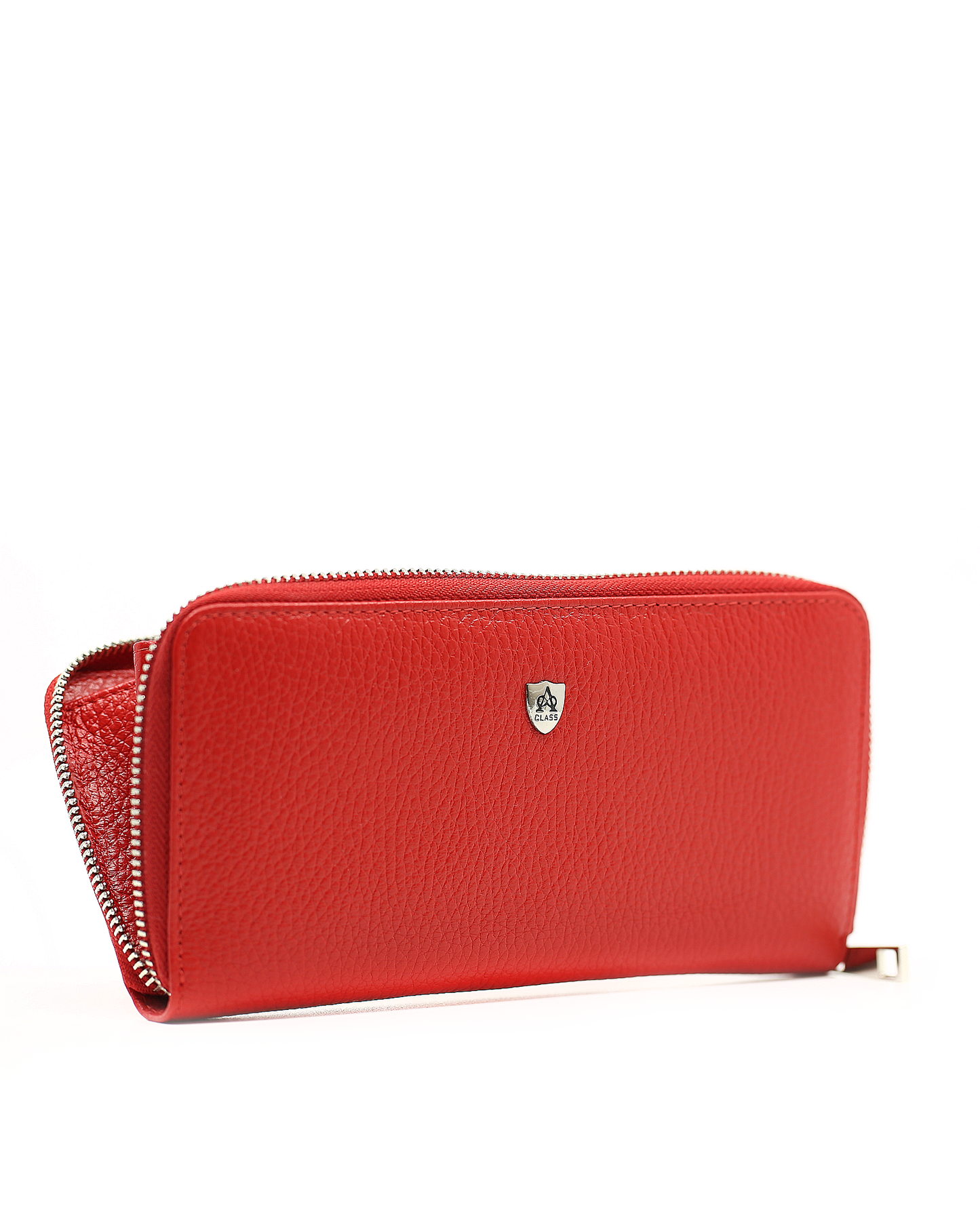 A Class Red Leather Wallet - 197 46B 10