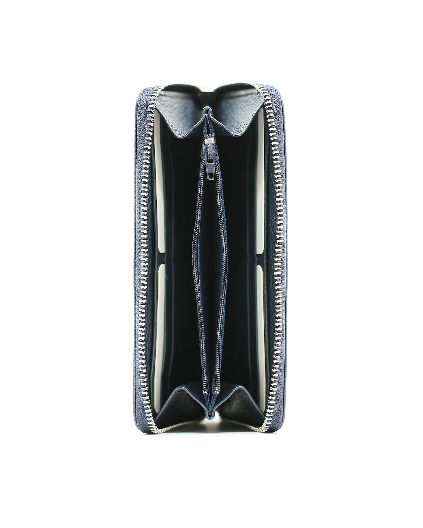 A Class Navy Leather Wallet - 197 46B 08