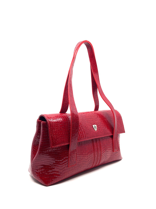 A Class Leather Red Tote Bag - 498 091 10
